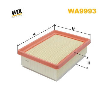 Vzduchový filtr WIX FILTERS WA9993