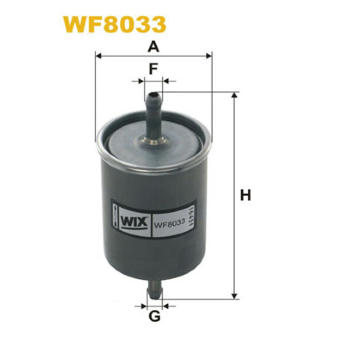 Palivový filtr WIX FILTERS WF8033