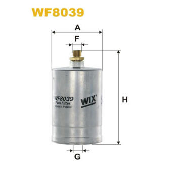 Palivový filtr WIX FILTERS WF8039