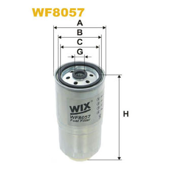 Palivový filtr WIX FILTERS WF8057