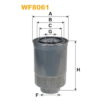 Palivový filtr WIX FILTERS WF8061