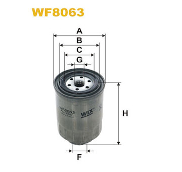 palivovy filtr WIX FILTERS WF8063