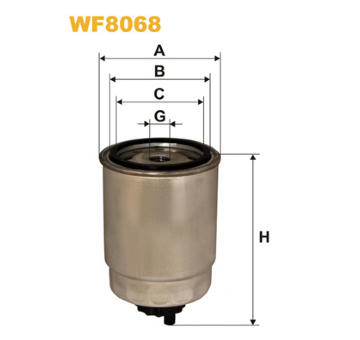 Palivový filtr WIX FILTERS WF8068