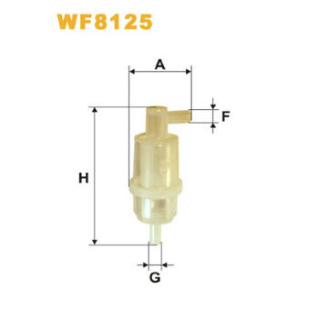 Palivový filtr WIX FILTERS WF8125