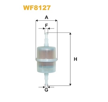 Palivový filtr WIX FILTERS WF8127