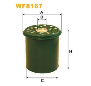 palivovy filtr WIX FILTERS WF8167