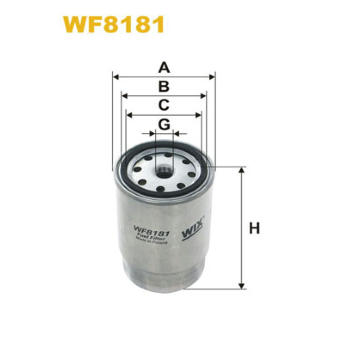 Palivový filter WIX FILTERS WF8181