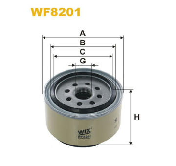 palivovy filtr WIX FILTERS WF8201