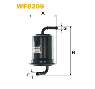 Palivový filtr WIX FILTERS WF8209