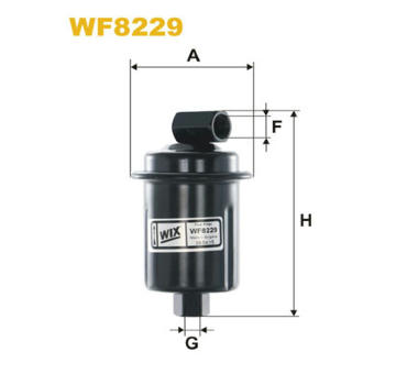 palivovy filtr WIX FILTERS WF8229