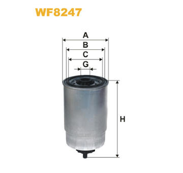 Palivový filtr WIX FILTERS WF8247