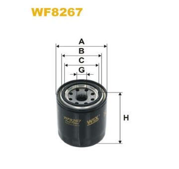 Palivový filtr WIX FILTERS WF8267