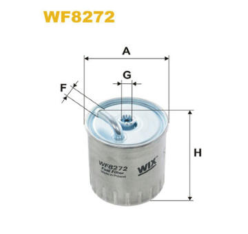 Palivový filtr WIX FILTERS WF8272