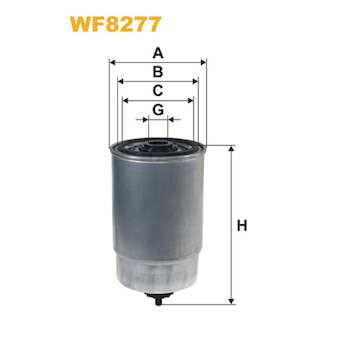 Palivový filtr WIX FILTERS WF8277