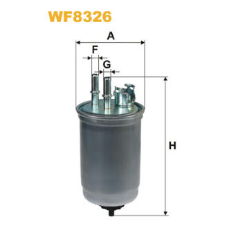 Palivový filtr WIX FILTERS WF8326