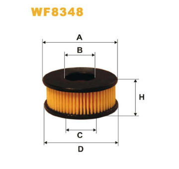 Palivový filter WIX FILTERS WF8348