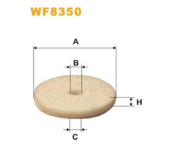 Palivový filter WIX FILTERS WF8350