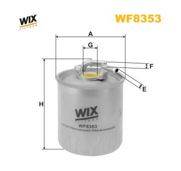 Palivový filtr WIX FILTERS WF8353