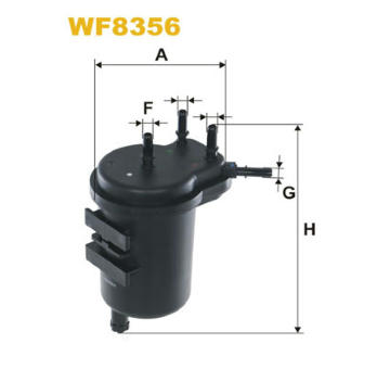 palivovy filtr WIX FILTERS WF8356