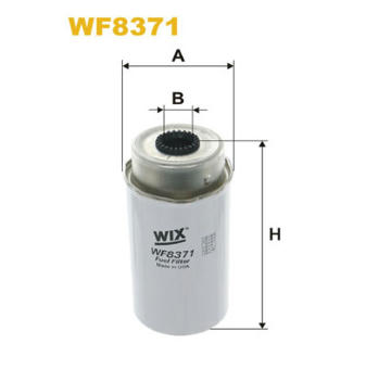 Palivový filter WIX FILTERS WF8371