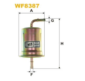 Palivový filtr WIX FILTERS WF8387