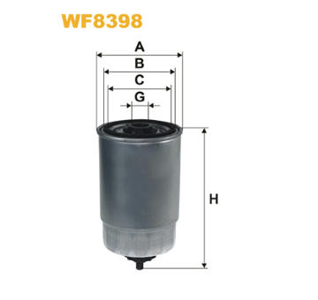 Palivový filter WIX FILTERS WF8398