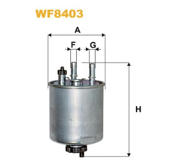 palivovy filtr WIX FILTERS WF8403