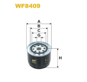 Palivový filter WIX FILTERS WF8409