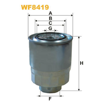 Palivový filter WIX FILTERS WF8419