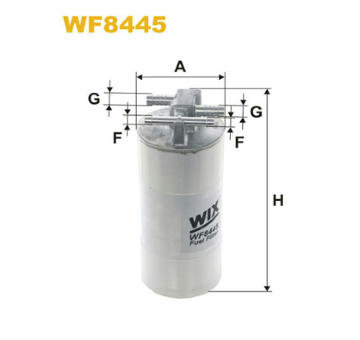 Palivový filtr WIX FILTERS WF8445