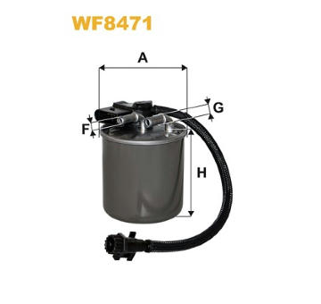 Palivový filtr WIX FILTERS WF8471