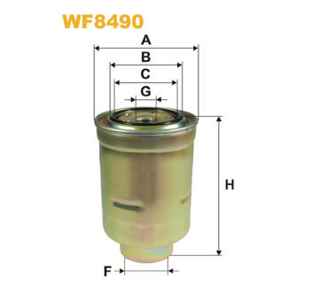 palivovy filtr WIX FILTERS WF8490