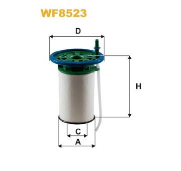 Palivový filtr WIX FILTERS WF8523