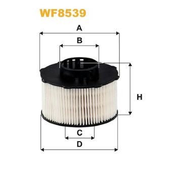 Palivový filtr WIX FILTERS WF8539