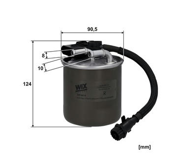 Palivový filtr WIX FILTERS WF8614