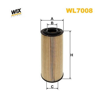 Olejový filter WIX FILTERS WL7008