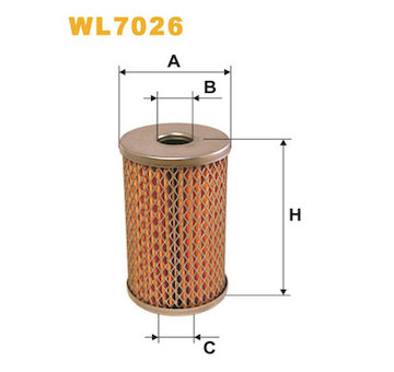 Filtr, pracovní hydraulika WIX FILTERS WL7026