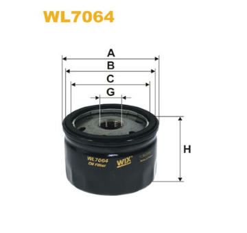 Olejový filter WIX FILTERS WL7064