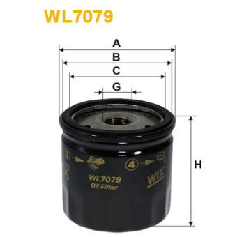 Olejový filtr WIX FILTERS WL7079