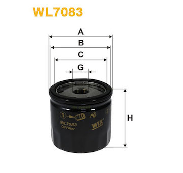 Olejový filtr WIX FILTERS WL7083