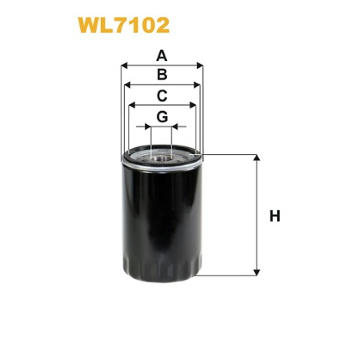 Olejový filtr WIX FILTERS WL7102