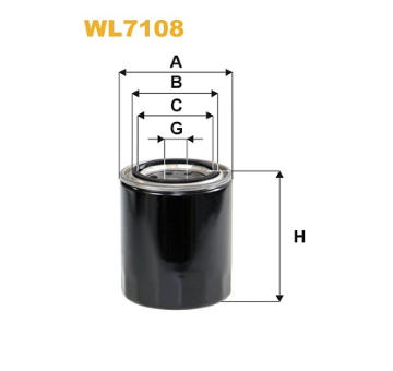 Olejový filtr WIX FILTERS WL7108