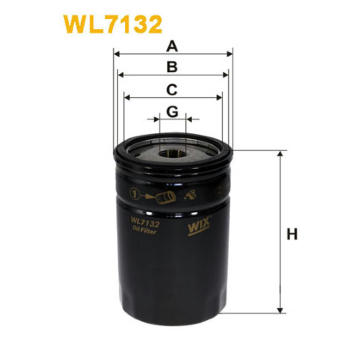 Olejový filter WIX FILTERS WL7132