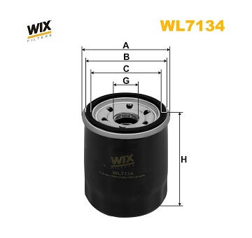 Olejový filtr WIX FILTERS WL7134