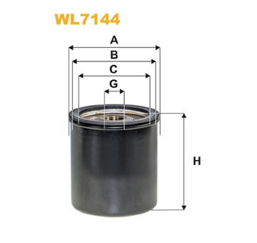 Olejový filtr WIX FILTERS WL7144
