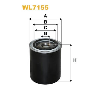 Olejový filter WIX FILTERS WL7155