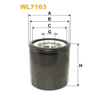 Olejový filtr WIX FILTERS WL7163