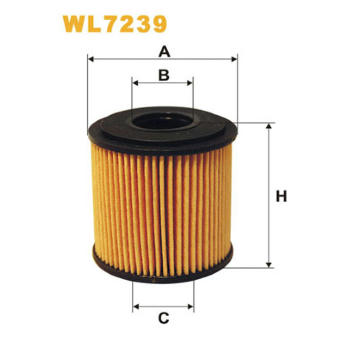 Olejový filtr WIX FILTERS WL7239