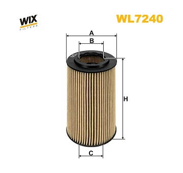 Olejový filter WIX FILTERS WL7240