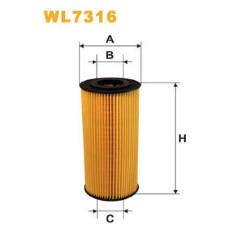 Olejový filtr WIX FILTERS WL7316